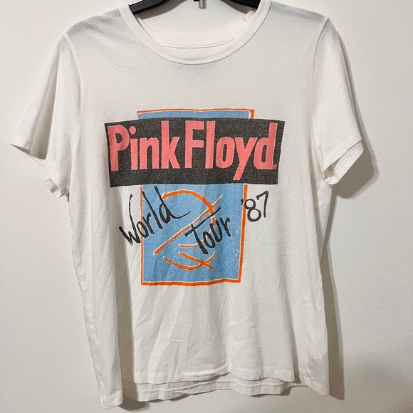 Lucky Brand Pink Floyd World Tour 87 Band Tee SZ S - Picture 2 of 4